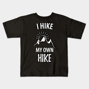 Mountains Hiking Kids T-Shirt